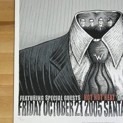 Gig Posters Weezer - 2005 EMEK Poster Santa Barbara Bowl, CA 13 Gig Posters Weezer - 2005 EMEK Poster Santa Barbara Bowl, CA