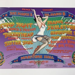 Gig Posters FD/ID 10 Second Sight - 1996 Jim Phillips Poster Maritime Hall San Fran 1st