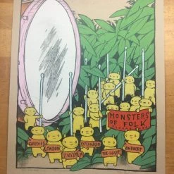 Monsters Of Folk European Tour - 2009 Jay Ryan Poster Gig Posters