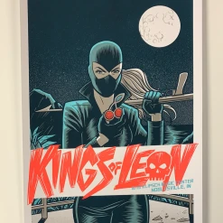 Gig Posters Kings Of Leon - 2017 Robert Wilson Poster Noblesville, IN Klipsch Music