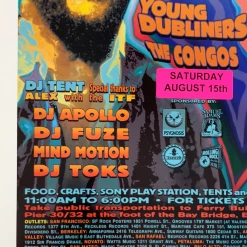 Sold Out Posters Gig Posters MHP 49 Maritime Hall - 1998 Poster August San Fran 1st