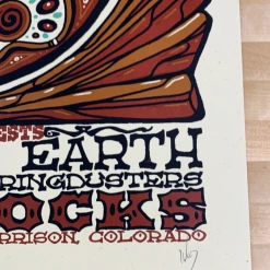 Yonder Mountain String Band - 2011 Jeff Wood Poster Red Rocks Morrison, CO