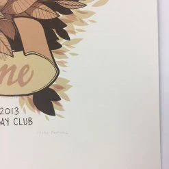 Gig Posters Jackie Greene - 2013 Justin Santora Poster Crystal Bay, NV Crystal Bay Club Casi