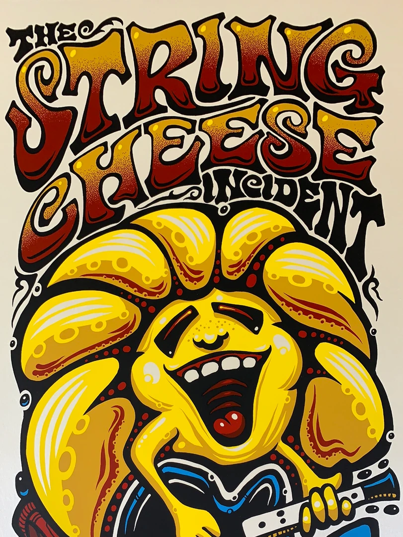 String Cheese Incident - 2017 Jeff Wood Poster Morrison, CO Red Rocks Colorado 3 String Cheese Incident - 2017 Jeff Wood Poster Morrison, CO Red Rocks Colorado