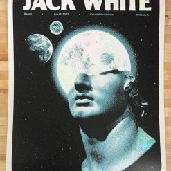 Jack White - 2022 The Silent Giants Poster Chicago, IL Variant