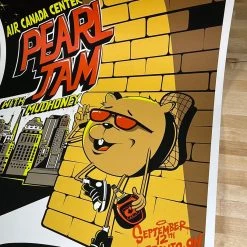 Pearl Jam - 2011 Dabs Myla Poster Toronto, ON CAN