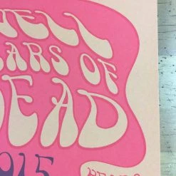 Grateful Dead/Fare Thee Well - 2015 Status Serigraph Poster Santa Clara, CA Levi 13 Grateful Dead/Fare Thee Well - 2015 Status Serigraph Poster Santa Clara, CA Levi