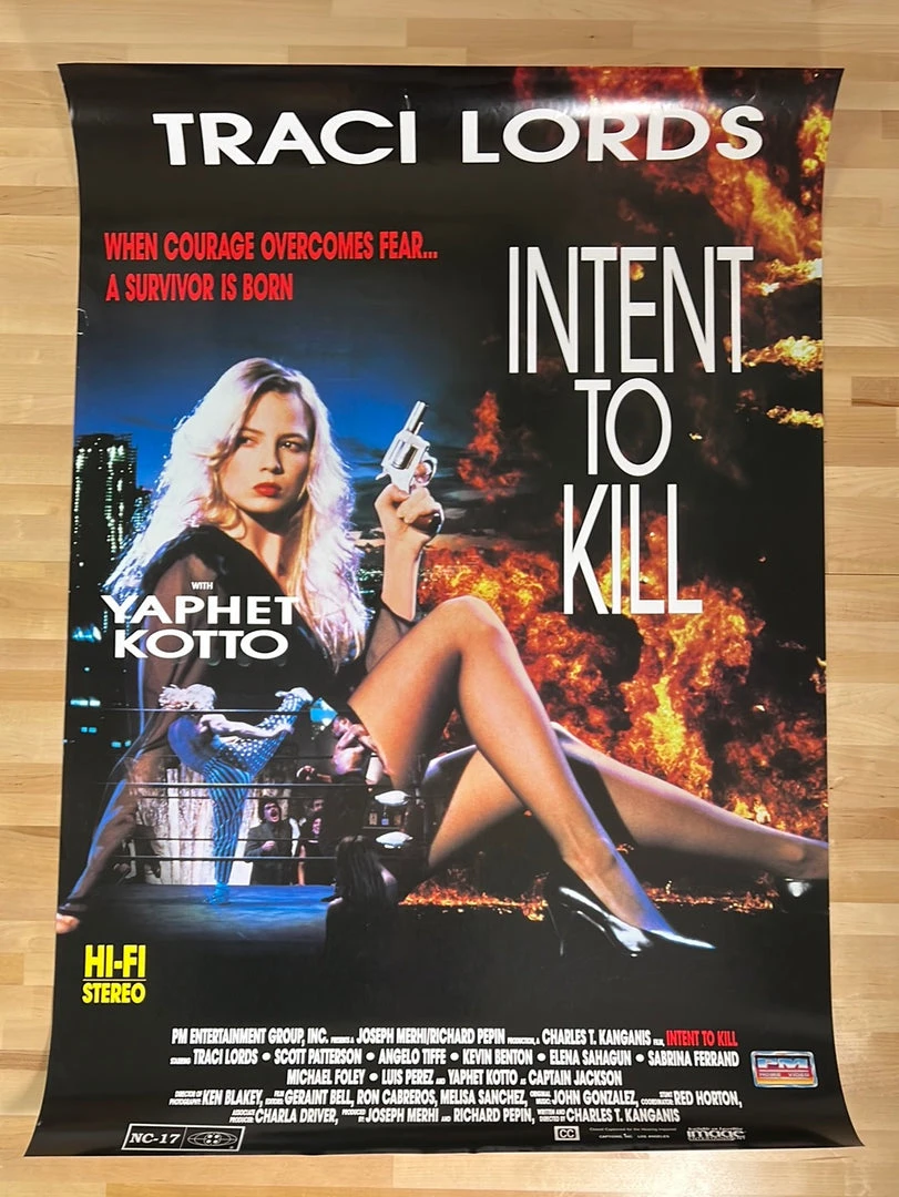 Sold Out Posters Intent To Kill - 1992 Video Promo Movie Poster Original Vintage Movie/TV Posters 4 Sold Out Posters Intent To Kill - 1992 Video Promo Movie Poster Original Vintage Movie/TV Posters