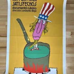 Eduardo Munoz Bachs Con Pura Magia Satisfechos - 1984 Cuban Movie Poster Original Vintage Movie/TV Posters