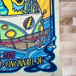 Gregg Gordon Gig Posters Dead & Company - 2021 Gigart Poster Cincinnati, OH Riverbend 12 Gregg Gordon Gig Posters Dead & Company - 2021 Gigart Poster Cincinnati, OH Riverbend