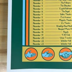 Gig Posters Deer Tick & Delta Spirit - 2021 Matt Cliff Poster Friend Ship Tour Print