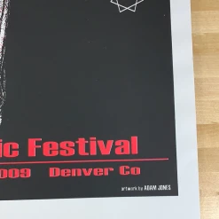 Tool - 2009 Adam Jones Poster Denver, CO Dick's Sporting Goods Park Colorado