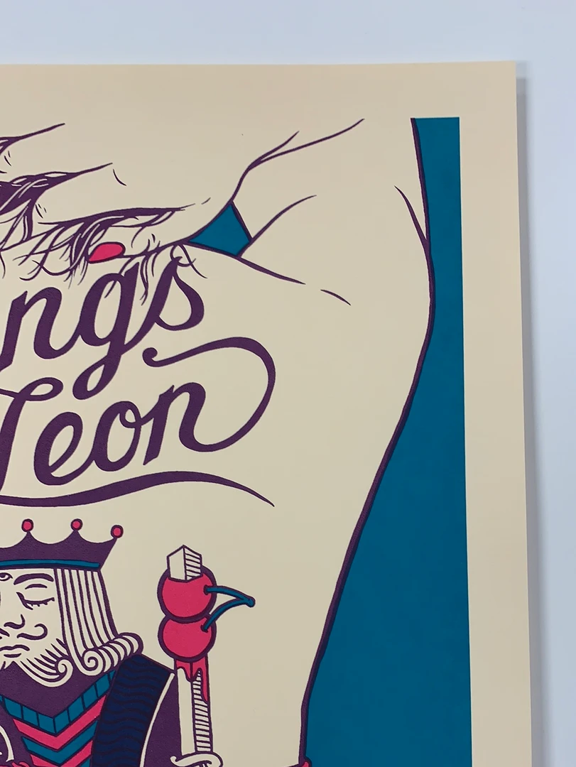 Gig Posters Kings Of Leon - 2017 Dan Grissom Poster Clarkson, MI DTE Energy 6 Gig Posters Kings Of Leon - 2017 Dan Grissom Poster Clarkson, MI DTE Energy