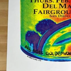 Megadeth - 1995 Matt Getz Poster San Diego, CA Del Mar Gig Posters