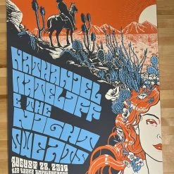 Sold Out Posters Nathaniel Rateliff & The Night Sweats - 2017 Poster Red Rocks Morrison, CO N1