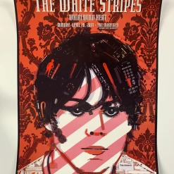 Gig Posters The White Stripes - 2003 4/28 Poster Jason Mecier Warfield Theatre San Fran 1st