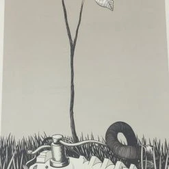 Gig Posters Big'n & The Great Brain - 2013 Justin Santora Poster Belgium Tour