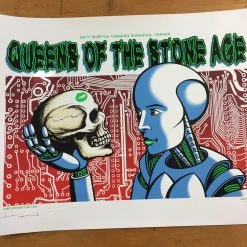 Queens Of The Stone Age - 2008 Justin Hampton Poster Winnipeg, CAN Burton Cummin Gig Posters