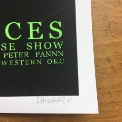 Gig Posters Subatomic Pieces - 2007 Daniel Danger Poster Oklahoma City, OK The Conservatory