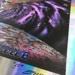 Coachella - 2011 EMEK Poster Purple Mirror FOIL Variant Edition 3/5 Signed