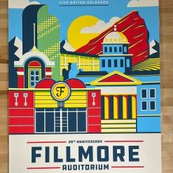 The Fillmore - 2021 Mike Tallman Poster Denver, CO 20th Anniversary Colorado