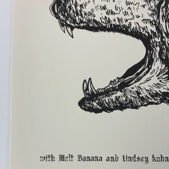 Napalm Death & Melvins - 2016 Fugscreens Studios Poster Denver, CO 4/27