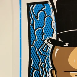 Yonder Mountain String Band - 2008 Darin Shock Poster Denver, CO Ogden Theatre Colorado