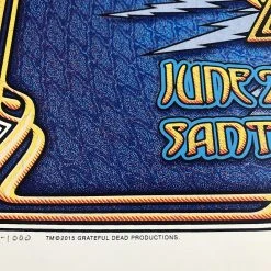 Fare Thee Well - 2015 Dave Hunter Poster Grateful Dead Santa Clara Gig Posters 9 Fare Thee Well - 2015 Dave Hunter Poster Grateful Dead Santa Clara Gig Posters