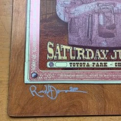 Crossroads Guitar Festival - 2010 Poster Birch Panel Wood Edition Ron Donovan Eric Clapton