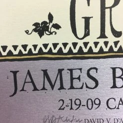 David V D'Andrea Grails - 2009 David V. D'Andrea Poster San Francisco, CA Cafe Du Nord Gig Posters