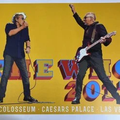 Sold Out Posters Gig Posters The Who - 2017 Poster Las Vegas, NV The Colosseum Caesars Palace