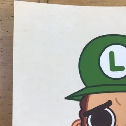 First Loser - 2016 Mike Mitchell Poster Luigi, Mario Brothers Art Prints
