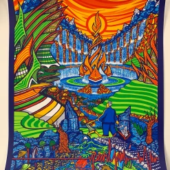 Pearl Jam - 2020 Brad Klausen Poster Nashville, TN S/N Ed Bridgestone Arena Gig Posters