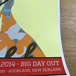Pearl Jam - 2014 Tristan Eaton Poster Auckland, NZ Big Day Out Gig Posters 12 Pearl Jam - 2014 Tristan Eaton Poster Auckland, NZ Big Day Out Gig Posters