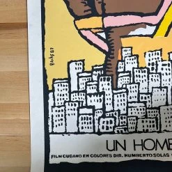Eduardo Munoz Bachs Movie/TV Posters Un Hombre De Exito - 1987 Cuban Movie Poster Original Vintage