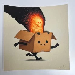 Art Prints Boxo III (Variant) - 2021 Mike Mitchell Poster Art Print