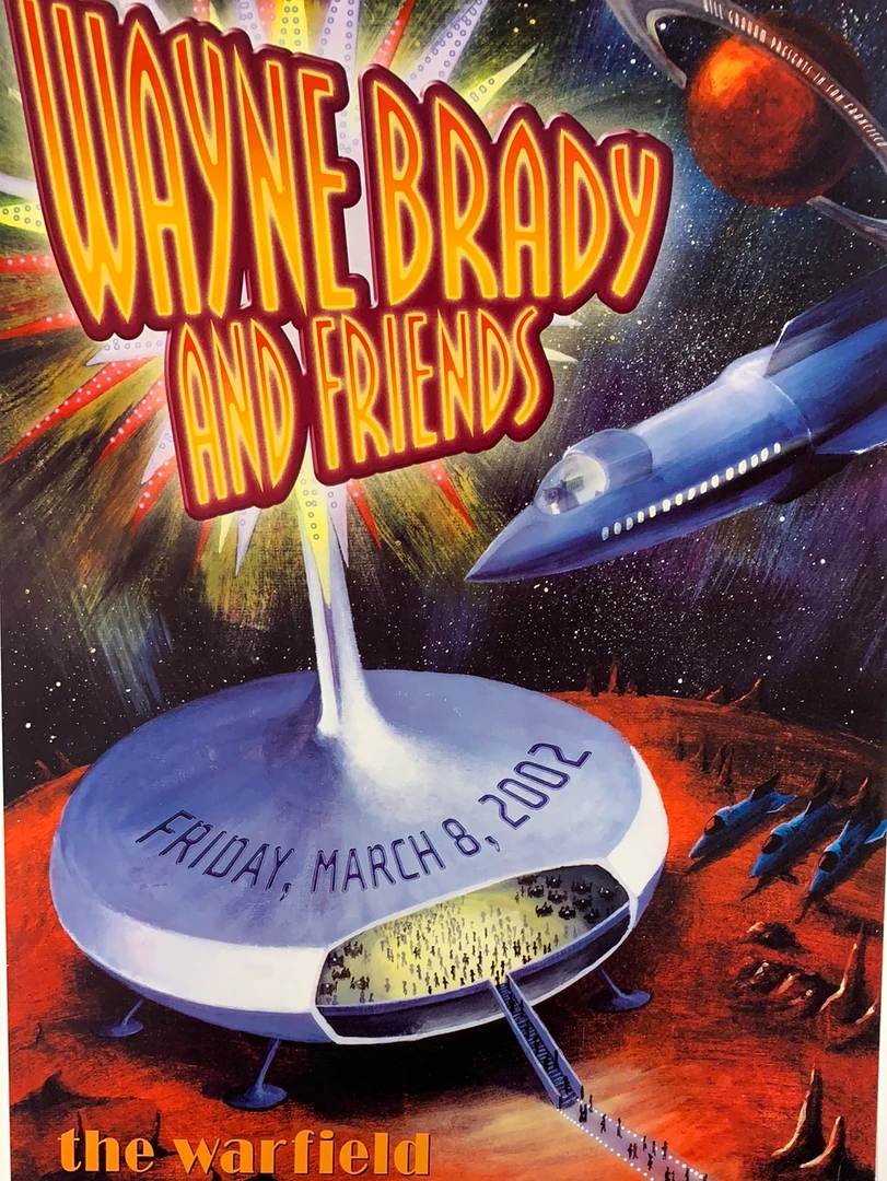 Gig Posters Wayne Brady - 2002 Frank Wiedemann Poster The Warfield Theatre San Fran 1st 3 Gig Posters Wayne Brady - 2002 Frank Wiedemann Poster The Warfield Theatre San Fran 1st