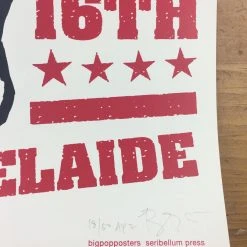 Ames Brothers Pearl Jam - 2003 Ames Design Poster Adelaide, AUS Entertainment Center Gig Posters