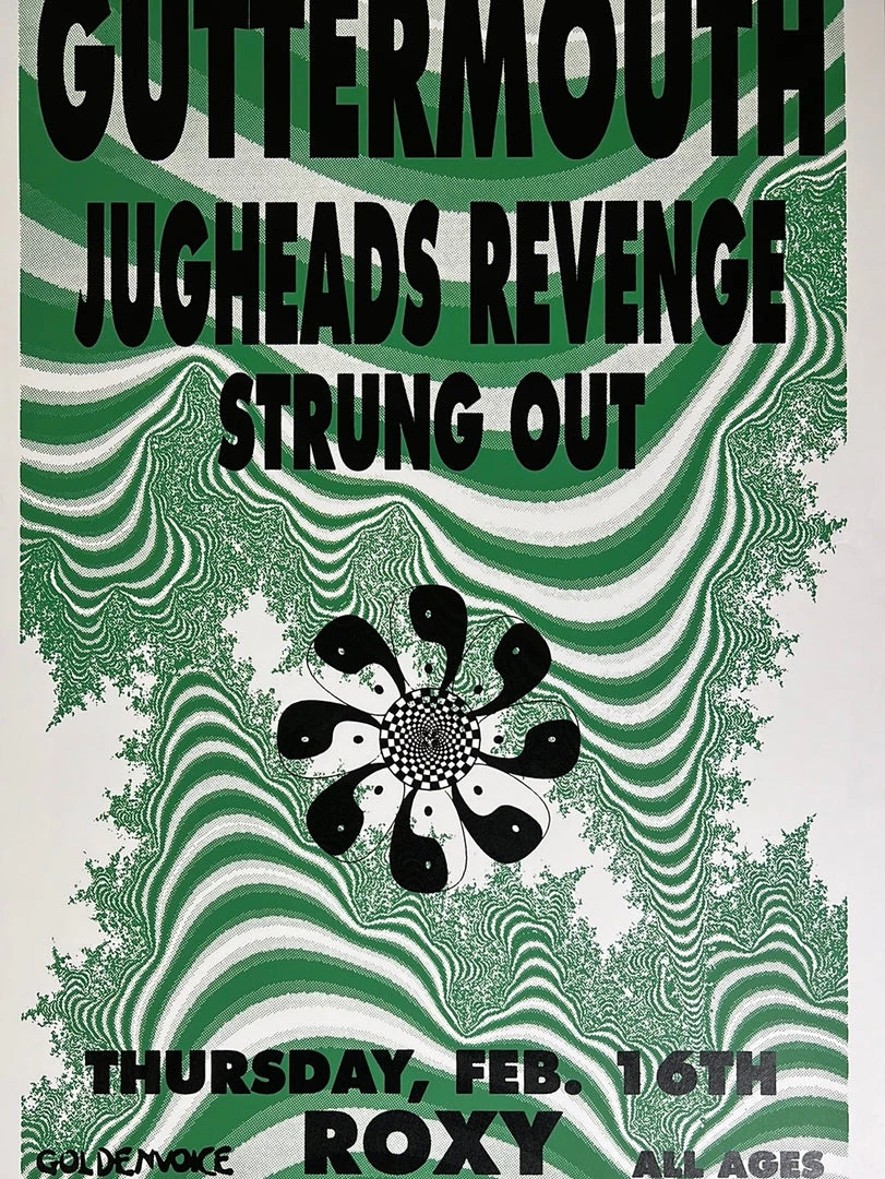 Gig Posters Guttermouth - 1995 Matt Getz Poster Hollywood, CA The Roxy 3 Gig Posters Guttermouth - 1995 Matt Getz Poster Hollywood, CA The Roxy