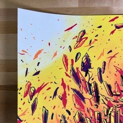 Gig Posters Grey Street - 2022 Dan Mumford Poster Dave Matthews Band (ORANGE) 10 Gig Posters Grey Street - 2022 Dan Mumford Poster Dave Matthews Band (ORANGE)