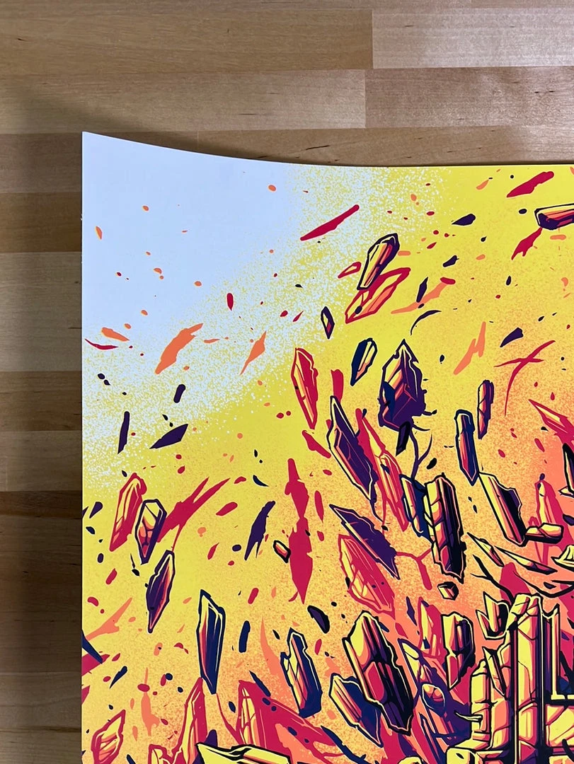 Gig Posters Grey Street - 2022 Dan Mumford Poster Dave Matthews Band (ORANGE) 5 Gig Posters Grey Street - 2022 Dan Mumford Poster Dave Matthews Band (ORANGE)