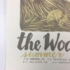 Gig Posters The Wood Brothers - 2013 Justin Santora Poster The Wood Brothers Summer Tour