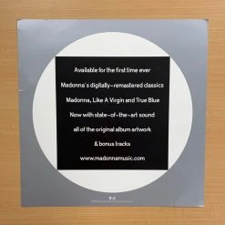 Sold Out Posters Gig Posters Madonna - 2001 Original Vinyl Poster Insert 12.31x12.31 Record Art