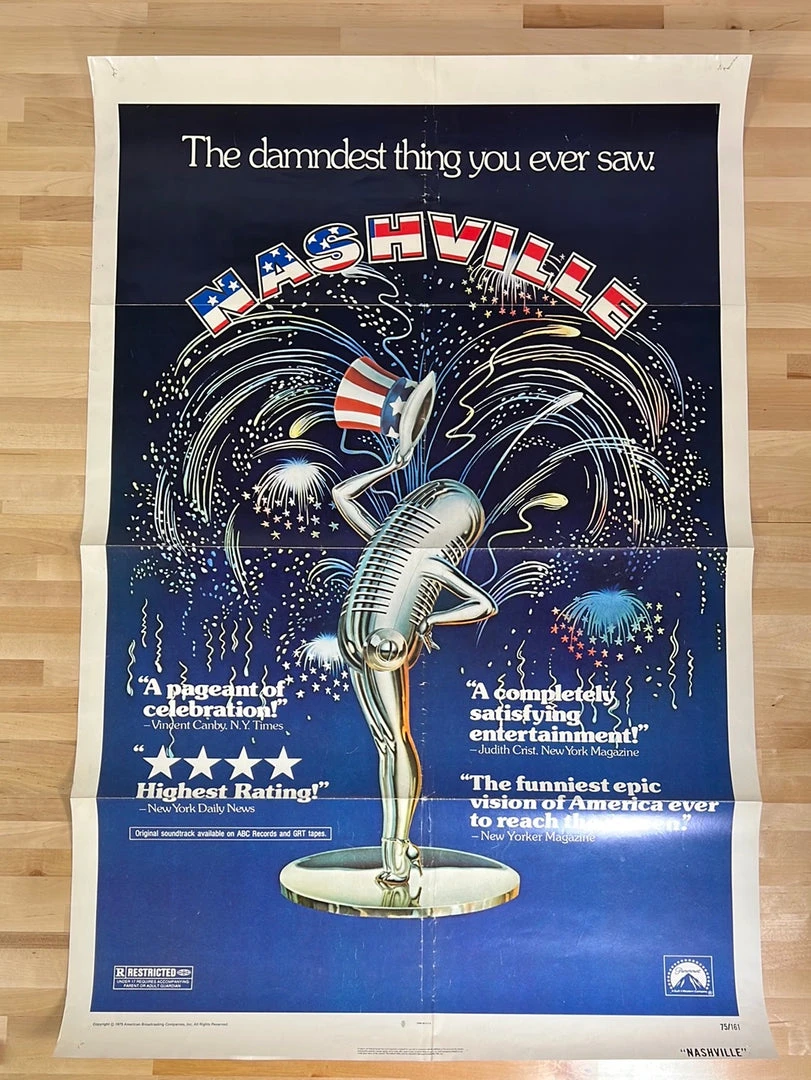 Sold Out Posters Nashville - 1975 One Sheet Movie Poster Original Vintage 27x41 Movie/TV Posters 4 Sold Out Posters Nashville - 1975 One Sheet Movie Poster Original Vintage 27x41 Movie/TV Posters