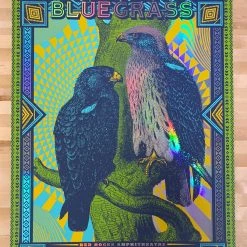 Greensky Bluegrass - 2019 Status Serigraph Poster Red Rocks, Morrison, CO FOIL Colorado