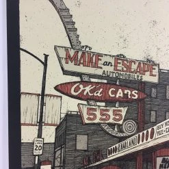 Mike Gordon - 2015 Landland Poster Chicago, IL Vic Theater