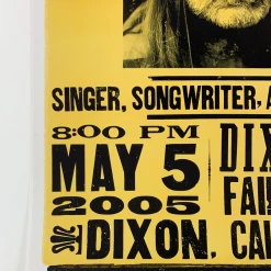 Willie Nelson - 2005 Hatch Show Print 5/5 Poster Dixon, CA May Fairgrounds Gig Posters