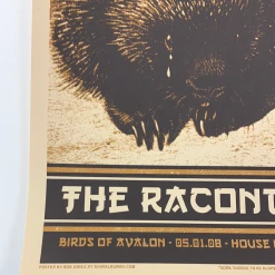 The Raconteurs - 2008 Rob Jones Poster Dallas, TX House Of Blues Gig Posters