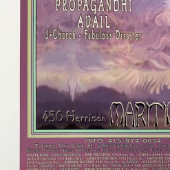 Lee Conklin MHP 116 Dropkick Murphys - 2001 Poster Maritime Hall San Fran 1st