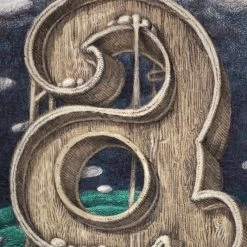 Letter A - 2021 David Welker Poster, Art Print Art Prints